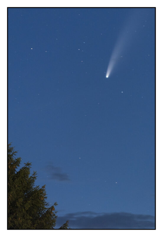 Komet "Neowise" am Einfelder See