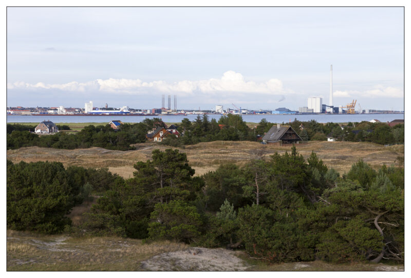 Dänemark, Fanoe, Blick auf Esbjerg